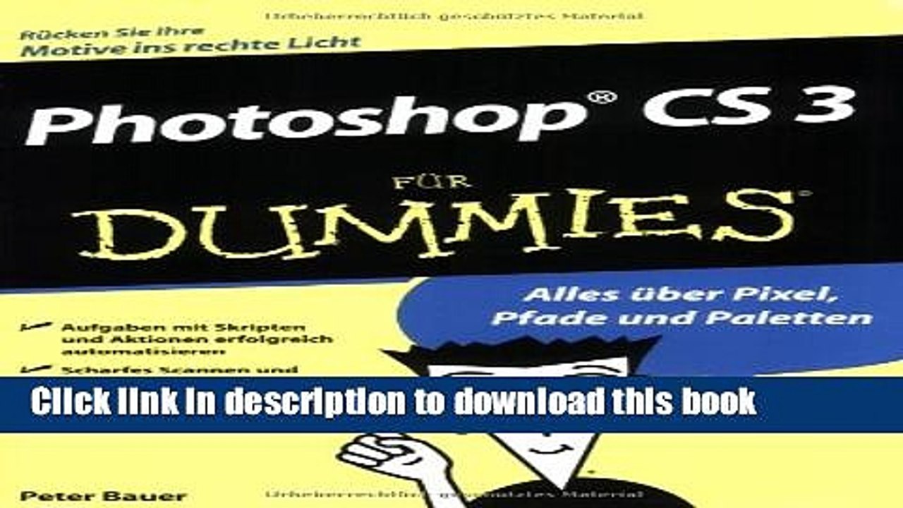 Read Photoshop CS 3 fÃ¼r Dummies (German Edition)  Ebook Free