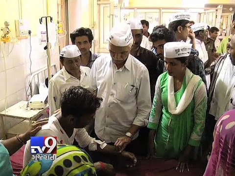 AAP Leader Kanu Kalsaria meets victims of Una Dalit Atrocity incident - Tv9 Gujarati