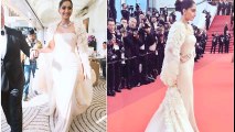 Sonam Kapoor Hot In Ralph & Russo Gown At Cannes 2016