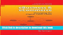 Read eBusiness   eCommerce: Managing the Digital Value Chain Ebook Online
