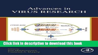 PDF Advances in Virus Research  EBook