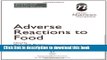 Download Adverse Reactions to Food: The Report of a British Nutrition Foundation Task Force  Read