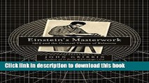 Download Einstein s Masterwork: 1915 and the General Theory of Relativity  EBook