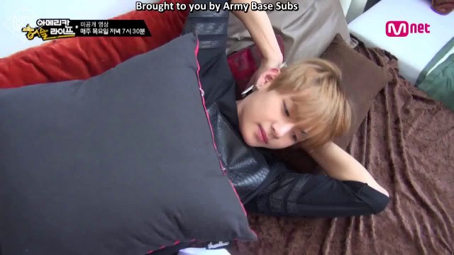 [Bts] V half asleep