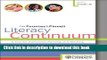 Download The Fountas   Pinnell Literacy Continuum, Expanded Edition: A Tool for Assessment,