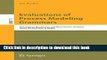 Read Evaluations of Process Modeling Grammars: Ontological, Qualitative and Quantitative Analyses