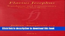 Read Book Flavius Josephus: Translation and Commentary, Volume 3: Judean Antiquities, Books 1-4
