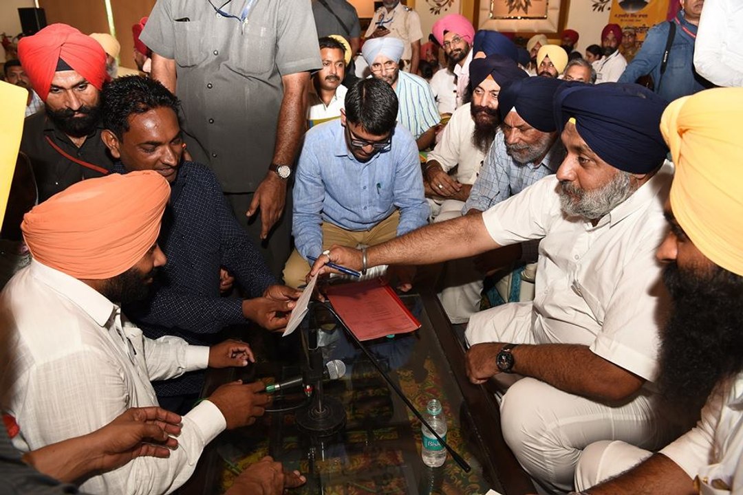 Deputy CM distributes grants of Crores during Sangat Darshan at Patiala