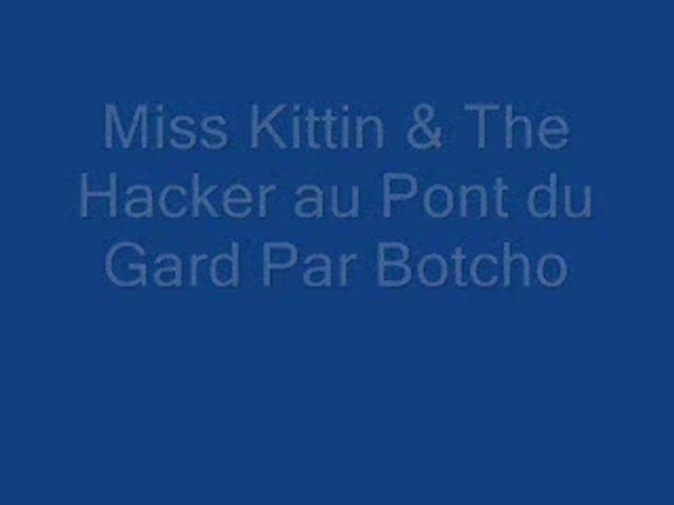 Miss kittin & the hacker pont du gard