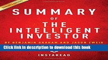 Read Summary of The Intelligent Investor: by Benjamin Graham and Jason Zweig | Includes Analysis