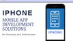 iPhone Mobile App Development Company India, Hire iPhone App Developers