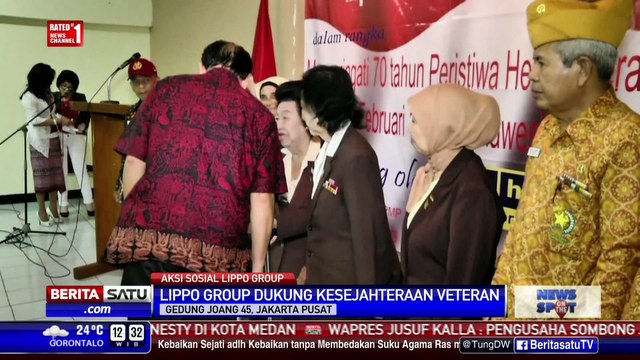 Lippo Group Bagikan Paket Sembako untuk Para Veteran