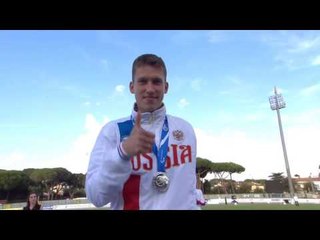 Men's 100 m T42 | Victory Ceremony | 2016 IPC Athletics European Championships Grosseto