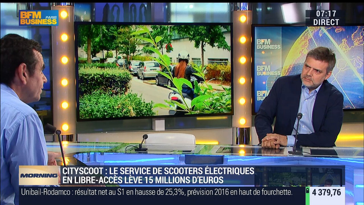 "CityScoot n'est pas simplement un opérateur de mobilité, c'est aussi une boîte de techno", Bertrand Fleurose - 21/07