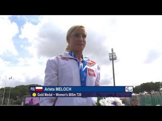 Women's 800 m T20 | Victory Ceremony | 2016 IPC Athletics European Championships Grosseto
