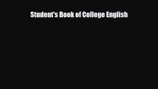Read Student's Book of College English PDF Full Ebook