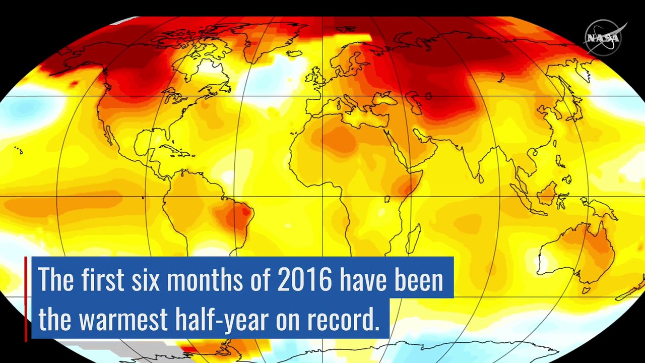 L'effet du réchauffement climatique : 2016 est un record ! NASA Climate Trends 2016