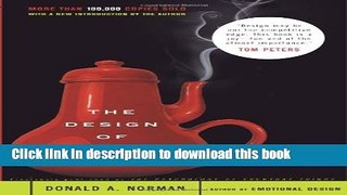Download Book The Design of Everyday Things PDF Free