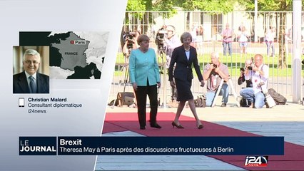 Theresa May à Paris après des discussions fructueuses à Berlin