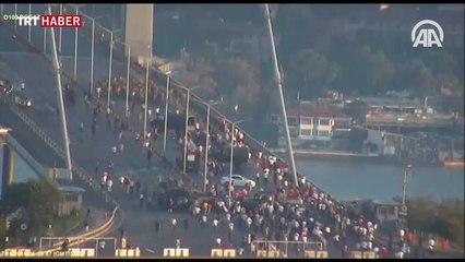 Darbe girişimi İstanbul Büyükşehir Belediyesi kameralarına yansıdı