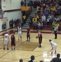 Incredible basket of a high school student makes crowd go wild!