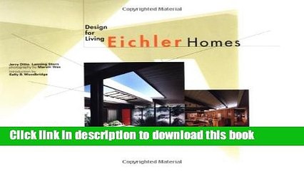 Read Books Eichler Homes: Design for Living E-Book Free