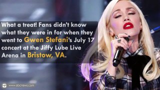 Gwen Stefani and Blake Shelton Performs ‘Go Ahead & Break My Heart’ In Virginia