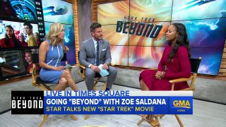 Star Trek - Beyond Zoe Saldana Interview