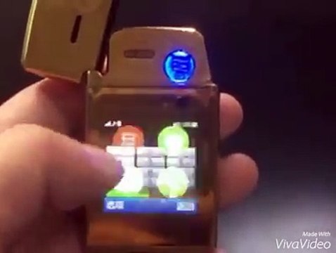 Il moderno accendino touch con cui puoi telefonare