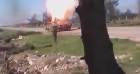 Tankı Patlattı, Arkadaşı Videoya Çekti