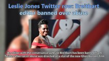 Leslie Jones Twitter row - Breitbart editor banned over abuse Short News