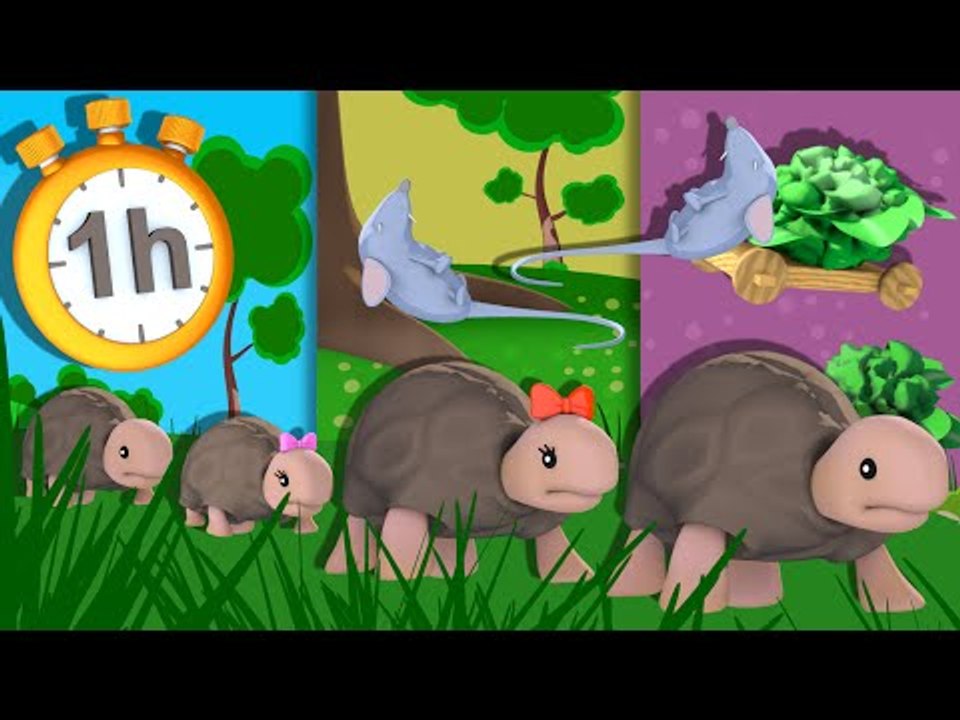 La Famille Tortue et autres Comptines avec des Animaux