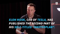 Tesla CEO Elon Musk reveals latest 'masterplan'