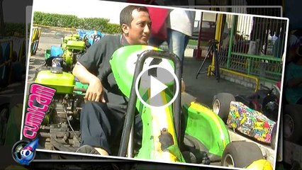 Demi Anak, Ustad Yusuf Mansyur Main Gokart - Cumicam 21 Juli 2016
