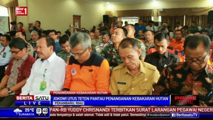 Jokowi Utus Teten Masduki Pantau Penanganan Kebakaran Lahan