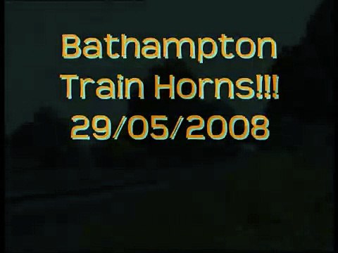 Bathampton Train Horns MTU,DMU,Freight 6+ Tones 29/5/08