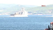 Çanakkale ABD Askeri Gemisi Çanakkale Boğazı'ndan Geçti
