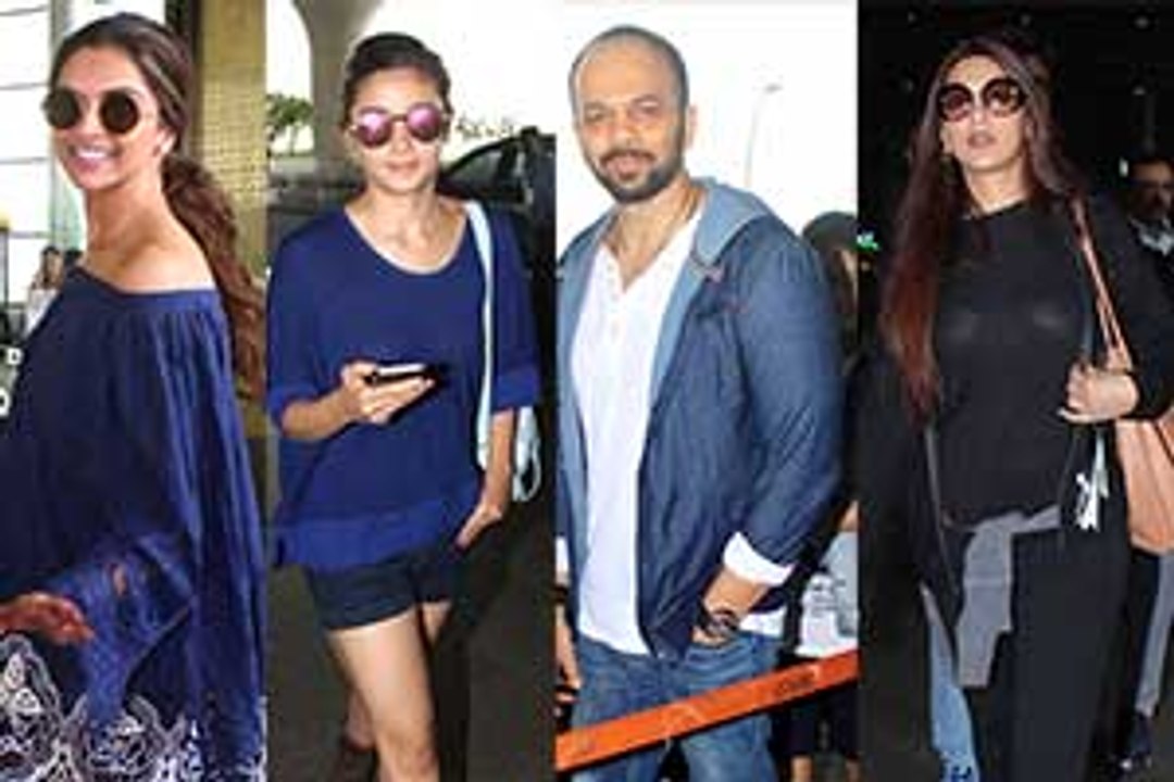 What were our bollywood stars doing at the airport!