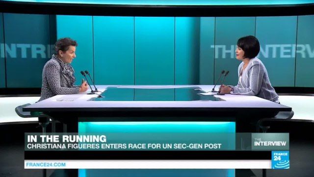 In the running: Christiana Figueres enters race for UN Sec-Gen post