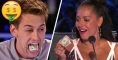Insane Magician Rips And Eats The Judges' Money On Stage And Then Leaves Everyone Speechless