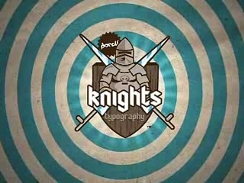 Knights typography