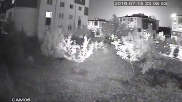 Gölbaşı Polis Özel Harekat Merkezi'nin Bombalanma Anı Güvenlik Kamerasında