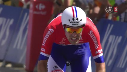 18e étape : Dumoulin prend provisoirement la tête du chrono