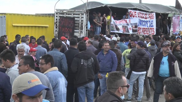 Camioneros protagonizaron violentos disturbios en Bogotá durante el Día de Independencia