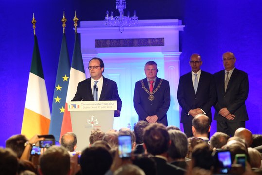 Réception de la Communauté française à Dublin en Irlande