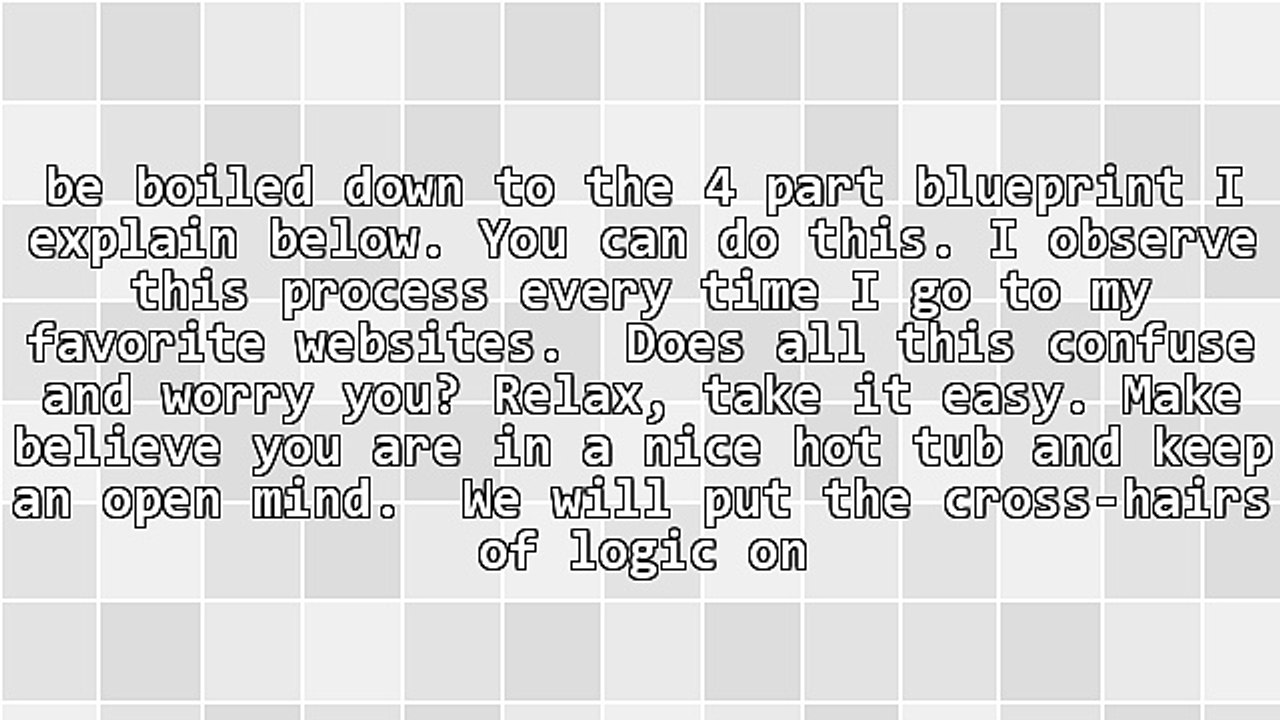 My 4 Step Affiliate Marketing System Blueprint