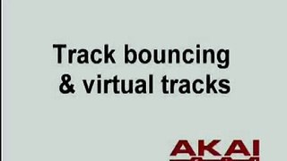 Akai DPS 24 Docutorial 07 Track bouncing and virtual tracks