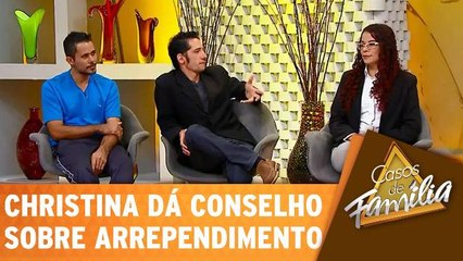 Christina Rocha dá conselho sobre arrependimento para convidado