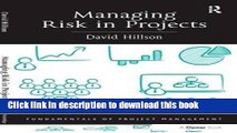 Read Books Managing Risk in Projects (Fundamentals of Project Management) E-Book Free