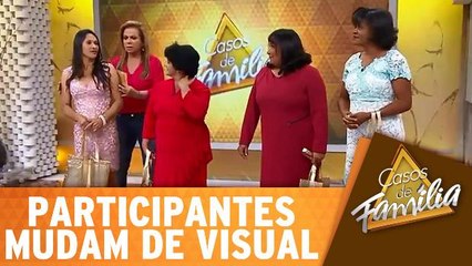 Participantes mudam de visual no palco